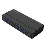 ORICO H7928-U3 Hub USB 3.0 de bureau à 7 ports en ABS avec câble de 1 m, USB 3.0