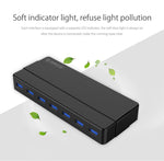 ORICO H7928-U3 Hub USB 3.0 de bureau à 7 ports en ABS avec câble de 1 m, USB 3.0