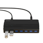 ORICO H7928-U3 Hub USB 3.0 de bureau à 7 ports en ABS avec câble de 1 m, USB 3.0