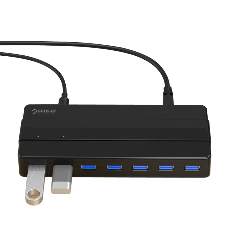 ORICO H7928-U3 Hub USB 3.0 de bureau à 7 ports en ABS avec câble de 1 m, USB 3.0