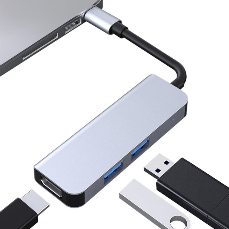 Station d'accueil multifonction 3 en 1 USB 3.0 x2 + HDMI Type-C / USB-C 2011N, USB 3.0 x2 + HDMI 2011N