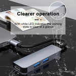 Station d'accueil multifonction 3 en 1 USB 3.0 x2 + HDMI Type-C / USB-C 2011N, USB 3.0 x2 + HDMI 2011N