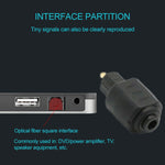 Adaptateur optique convertisseur de port rond à port carré, adaptateur audio, port rond vers port carré