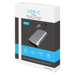 Station d'accueil multifonction V217E 7 en 1 Type C / USB-C vers PD + HDMI + VGA + USB3.0 + UB2.0 + SD / TF, Type-C / USB-C HUB, PD+HDMI+VGA+USB3.0+UB2.0+SD / TF