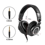 Casque d'écoute de monitoring d'enregistrement professionnel Yanmai D98, D98 (Noir), D98 (Gris Argent)