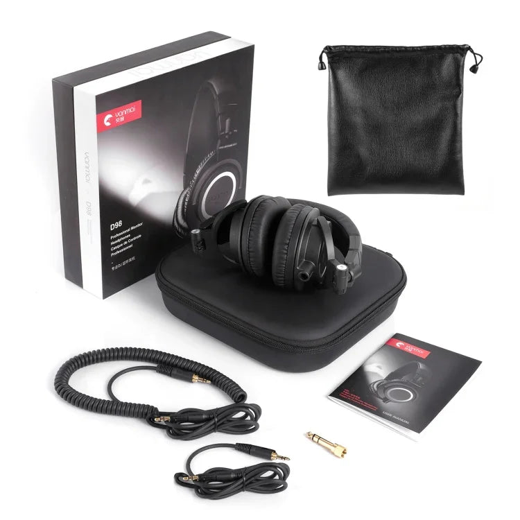 Casque d'écoute de monitoring d'enregistrement professionnel Yanmai D98, D98 (Noir), D98 (Gris Argent)