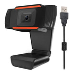 A870 480P Pixels HD 360 Degrés Webcam USB 2.0 Caméra PC avec Microphone pour Skype Ordinateur PC Portable, Longueur de câble : 1,4 m, A870 (Orange), A870 (Noir)