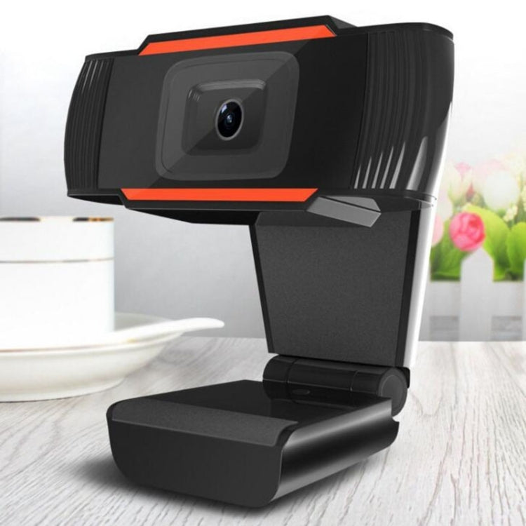 A870 480P Pixels HD 360 Degrés Webcam USB 2.0 Caméra PC avec Microphone pour Skype Ordinateur PC Portable, Longueur de câble : 1,4 m, A870 (Orange), A870 (Noir)