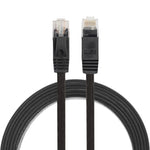 Câble réseau Ethernet LAN CAT6 ultra-fin plat 1,8 m, câble de raccordement RJ45, longueur : 1,8 m