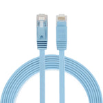 Câble réseau Ethernet LAN CAT6 ultra-fin plat 2 m, câble de raccordement RJ45, longueur : 2 m