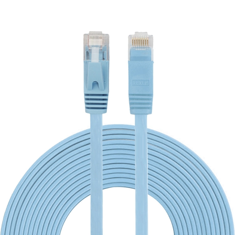 Câble réseau Ethernet LAN plat ultra-fin CAT6 de 5m, câble de raccordement RJ45, longueur : 5m