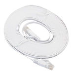 Câble réseau Ethernet LAN plat ultra-fin CAT6 de 5m, câble de raccordement RJ45, longueur : 5m