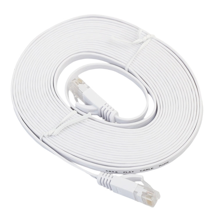 Câble réseau Ethernet LAN plat ultra-fin CAT6 de 5m, câble de raccordement RJ45, longueur : 5m