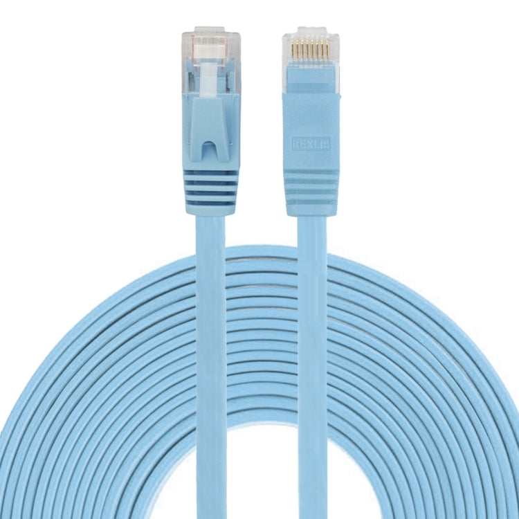 Câble réseau Ethernet LAN CAT6 ultra-fin plat 8 m, câble de raccordement RJ45, longueur : 8 m