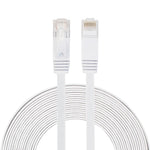 Câble réseau Ethernet LAN CAT6 ultra-fin plat 8 m, câble de raccordement RJ45, longueur : 8 m