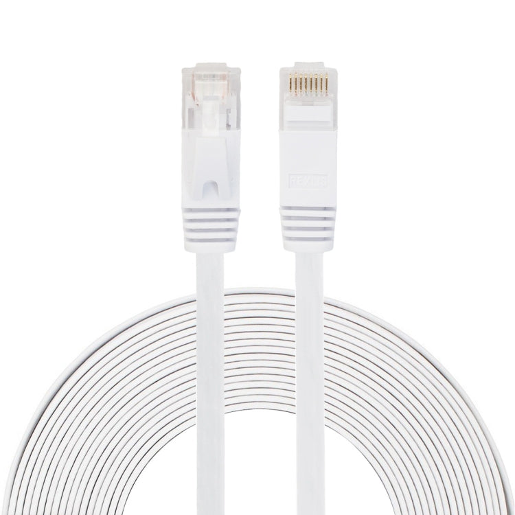 Câble réseau Ethernet LAN CAT6 ultra-fin plat 8 m, câble de raccordement RJ45, longueur : 8 m