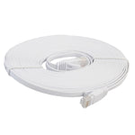 Câble réseau Ethernet LAN CAT6 ultra-fin plat 8 m, câble de raccordement RJ45, longueur : 8 m