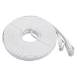 Câble réseau Ethernet LAN CAT6 ultra-fin plat de 15 m, câble de raccordement RJ45, Longueur : 15 m