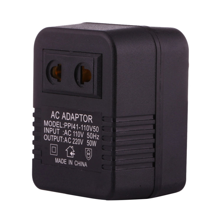 Adaptateur de prise secteur AC 110V à 220V 50W, prise EU/US vers prise US, 110V à 220V 50W