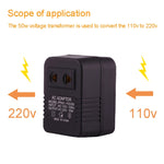 Adaptateur de prise secteur AC 110V à 220V 50W, prise EU/US vers prise US, 110V à 220V 50W
