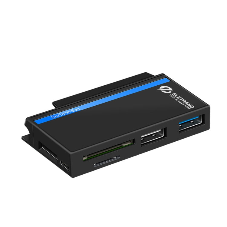 Hub ROCKETEK RT-SGO727 USB 3.0 + USB 2.0 + Micro USB pour Microsoft Surface Go, avec 2 emplacements pour cartes TF et SD, RT-SGO727