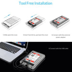 Boîtier de disque dur externe ORICO 3139U3 SATA 3,5 pouces USB 3.0 Micro B, USB 3.0 (3,5 pouces)