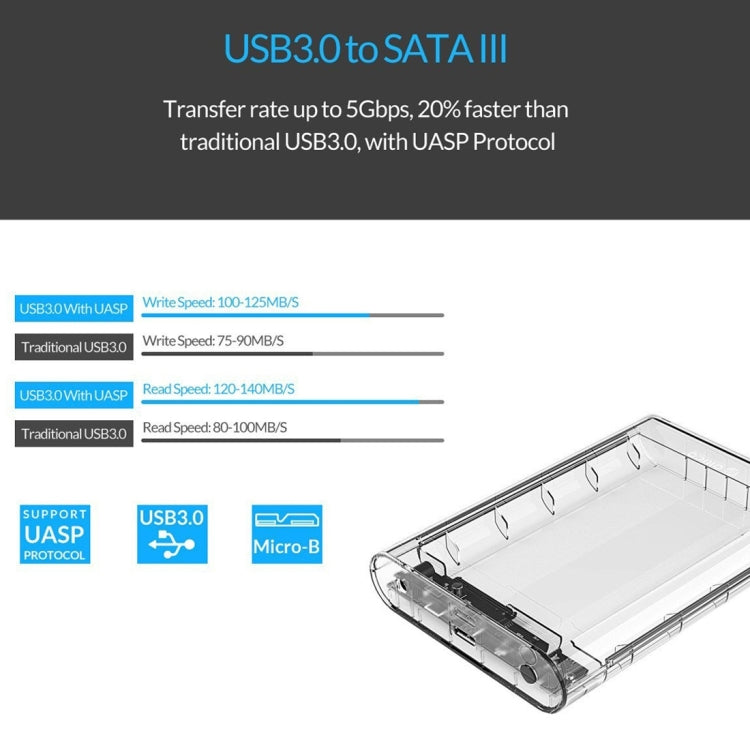 Boîtier de disque dur externe ORICO 3139U3 SATA 3,5 pouces USB 3.0 Micro B, USB 3.0 (3,5 pouces)