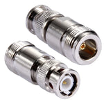 Connecteur N femelle vers BNC mâle, N femelle