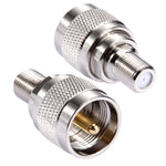 Connecteur femelle F à mâle UHF, femelle F à mâle UHF