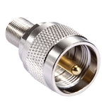 Connecteur femelle F à mâle UHF, femelle F à mâle UHF