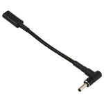 Câble adaptateur PD 100W 18,5-20V 4,0 x 1,35 mm coude vers USB-C / Type-C en nylon tressé, 4,0 x 1,35 mm