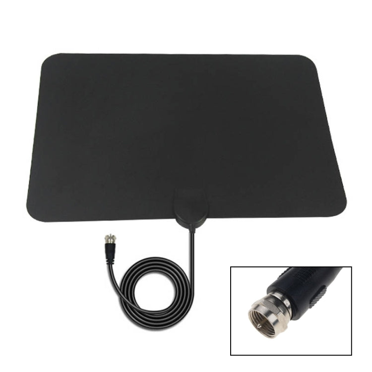 AN-1002 Antenne HDTV d'intérieur 5dBi/25dBi avec ventouse, VHF170-230/UHF470-862MHz, AN-1002