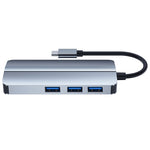 Station d'accueil multifonction 6 en 1 USB-C / Type-C vers USB HUB adaptateur BYL-2209