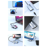 Station d'accueil multifonction 6 en 1 USB-C / Type-C vers USB HUB adaptateur BYL-2203