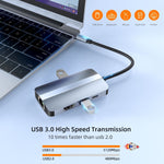 Station d'accueil multifonction 6 en 1 USB-C / Type-C vers USB HUB adaptateur BYL-2203