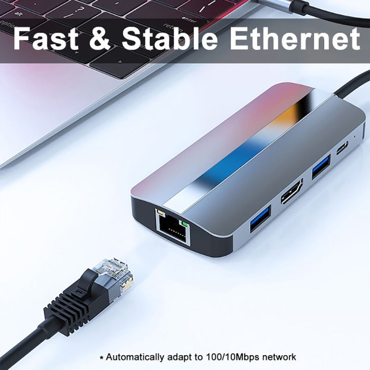 Station d'accueil multifonction 9 en 1 USB-C / Type-C vers USB HUB adaptateur BYL-2206
