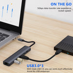Station d'accueil multifonction 6 en 1 USB-C / Type-C vers USB HUB adaptateur avec port réseau 1000M, BYL-2210