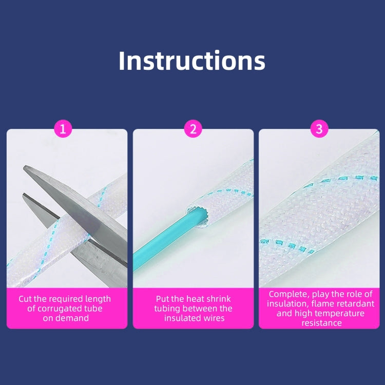 Tube isolant haute tension 3 mm, Longueur : 90 cm, 3 mm