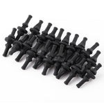 20 pièces Vis en caoutchouc silicone amortisseur anti-vibration 29,9 mm pour ventilateur d’ordinateur, 20 pièces 29,9 mm