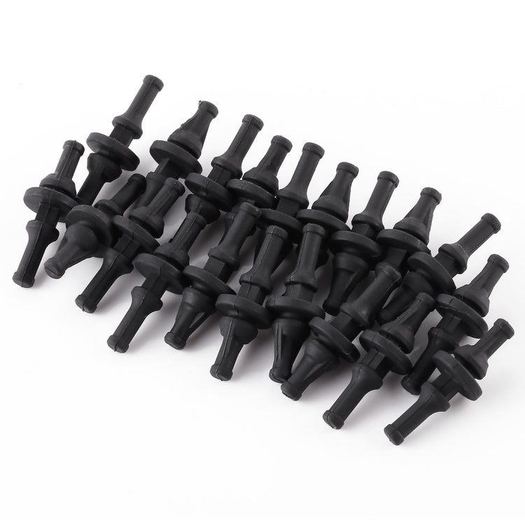 20 pièces Vis en caoutchouc silicone amortisseur anti-vibration 29,9 mm pour ventilateur d’ordinateur, 20 pièces 29,9 mm