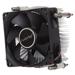 Ventilateur silencieux 4 broches pour refroidisseur CPU avec dissipateur thermique en aluminium épaissi pour Intel 1155 / 1150 / 1151, Intel 1155 / 1150 / 1151