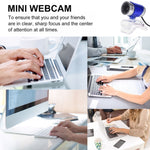 Webcam HD 480P 30fps HXSJ A860 pour ordinateur de bureau/portable, avec microphone absorbant le son de 10 m, longueur : 1,4 m, A860 Gris, A860 Bleu, A860 Rouge, A860 Rouge + Noir, A860 Noir