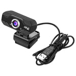 Webcam HD 720P HXSJ S50 30fps 100 mégapixels pour ordinateur de bureau / portable / Smart TV, avec microphone à absorption acoustique de 10 m, longueur de câble : 1,4 m, S50