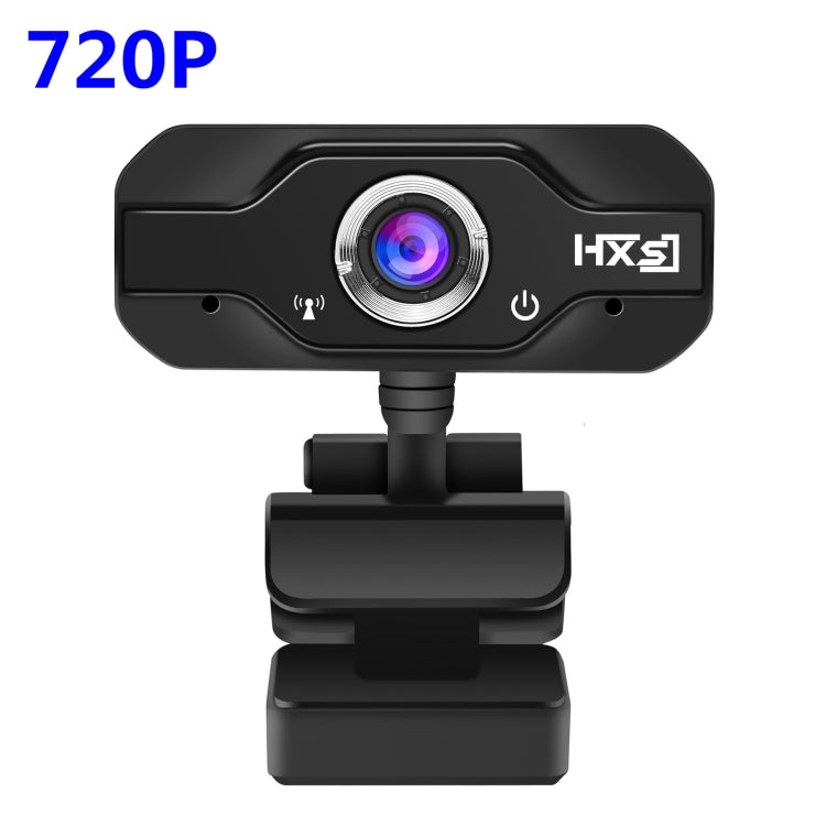Webcam HD 720P HXSJ S50 30fps 100 mégapixels pour ordinateur de bureau / portable / Smart TV, avec microphone à absorption acoustique de 10 m, longueur de câble : 1,4 m, S50