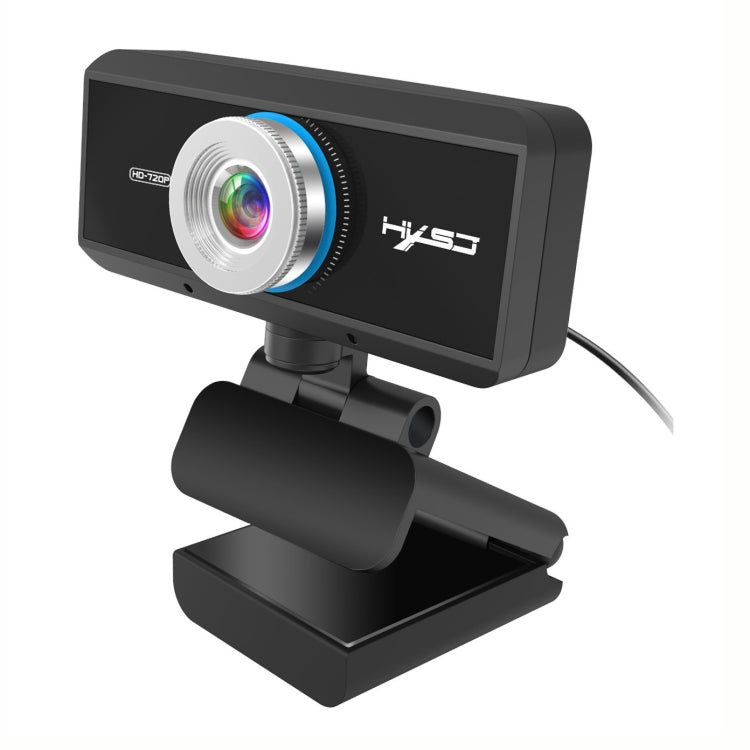 Webcam HD 720P HXSJ S90 30fps 1 mégapixel pour ordinateur de bureau / portable / TV Android, avec microphone absorbant le son de 8 m, longueur du câble : 1,5 m, S90