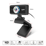 Webcam HD 720P HXSJ S90 30fps 1 mégapixel pour ordinateur de bureau / portable / TV Android, avec microphone absorbant le son de 8 m, longueur du câble : 1,5 m, S90