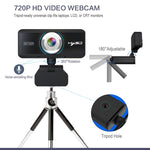Webcam HD 720P HXSJ S90 30fps 1 mégapixel pour ordinateur de bureau / portable / TV Android, avec microphone absorbant le son de 8 m, longueur du câble : 1,5 m, S90