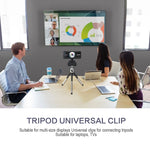 Webcam HD 720P HXSJ S90 30fps 1 mégapixel pour ordinateur de bureau / portable / TV Android, avec microphone absorbant le son de 8 m, longueur du câble : 1,5 m, S90