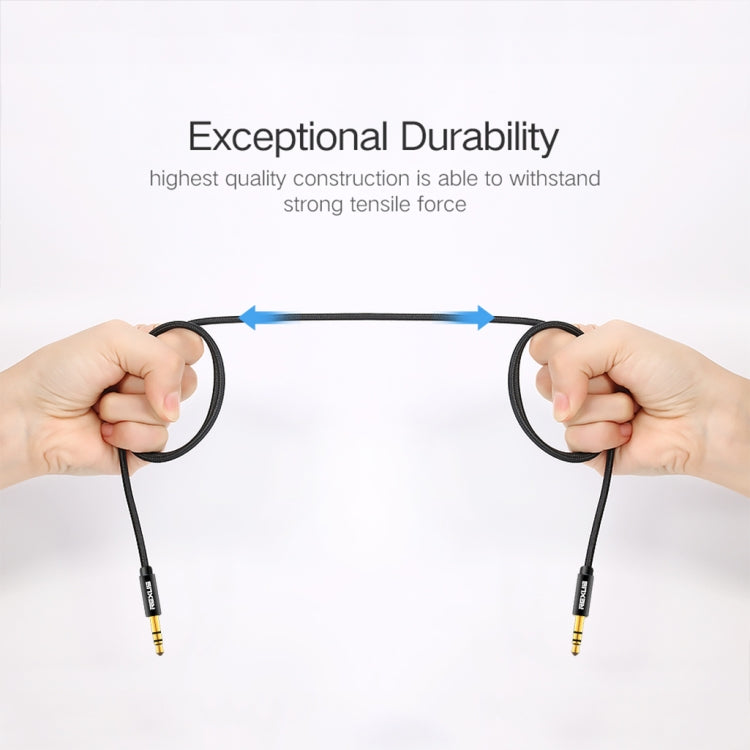 Câble audio stéréo REXLIS 3629 jack 3,5 mm mâle vers mâle plaqué or pour autoradio AUX, appareils numériques standard AUX 3,5 mm, longueur : 1,8 m