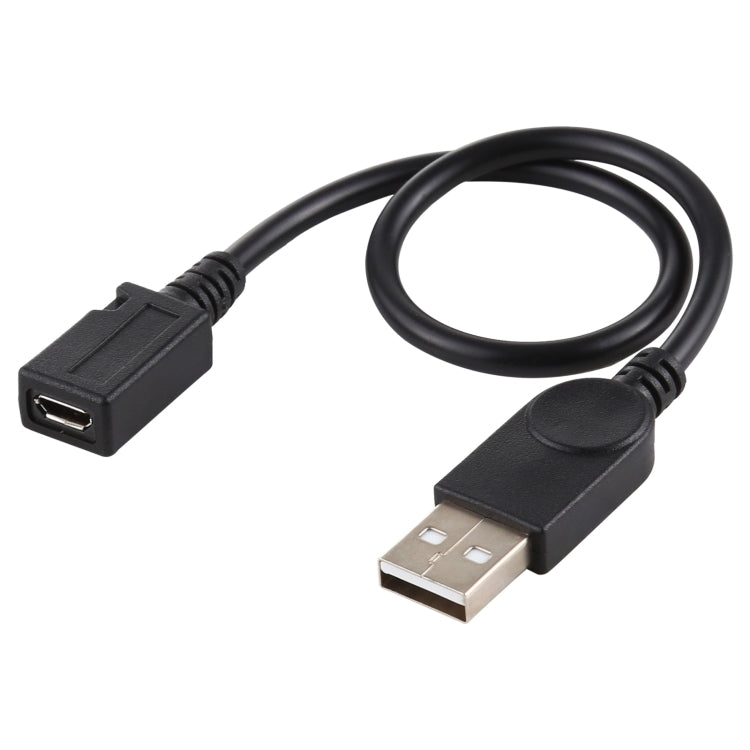 Câble convertisseur USB mâle vers Micro USB femelle, longueur du câble : environ 22 cm